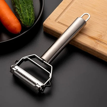 Stainless Steel Multi-Function Fruit & Vegetable Peeler Julienne Grater Slicer Kitchen Tool