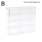 1:64 Acrylic Car Display Box For Hot Wheels Car Model Toy 8 Grid Cabinet Rack Dustproof Stackable Car Storage Box For Hotwheels