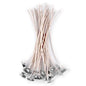 Smokeless Cotton Candle Wicks 30-Pack — 6–20 cm (2.4–7.9 in) Large-Base Woven Wicks for Soy Wax & Kerosene Lamps