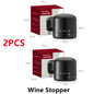 2-Pack Vacuum Wine Bottle Stoppers Silicone Champagne Sealers Reusable Wine Preserver & Bar Tool