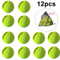 6 or 12-Pack Practice Tennis Balls with Mesh Carry Bag – High-Elasticity Training & Dog Play Balls (65 mm / 2.56 in)