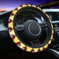 Kawaii Manga Steering Wheel Cover Soft Universal Fit 37-38 cm (14.5-15 in) Car Protector