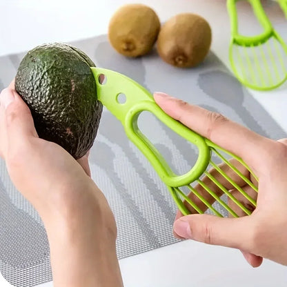 3-in-1 Avocado Slicer Pitter Fan Blade Kitchen and Camping Fruit Tool