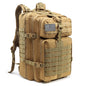 50L Tactical Backpack (≈3050 cu in) - EDC MOLLE Outdoor Travel, Trekking & Hunting Pack