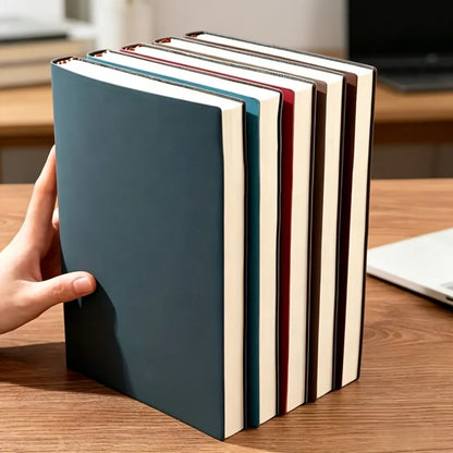 A5 PU Leather Softcover Notebook - Waterproof Writing Journal, Diary & Travel Planner for Office, School & Everyday Use