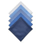 Soft Absorbent Pocket Handkerchiefs - Cotton-Feel 40x40cm (15.75x15.75in) - Solid Color 5pc/15pc Set
