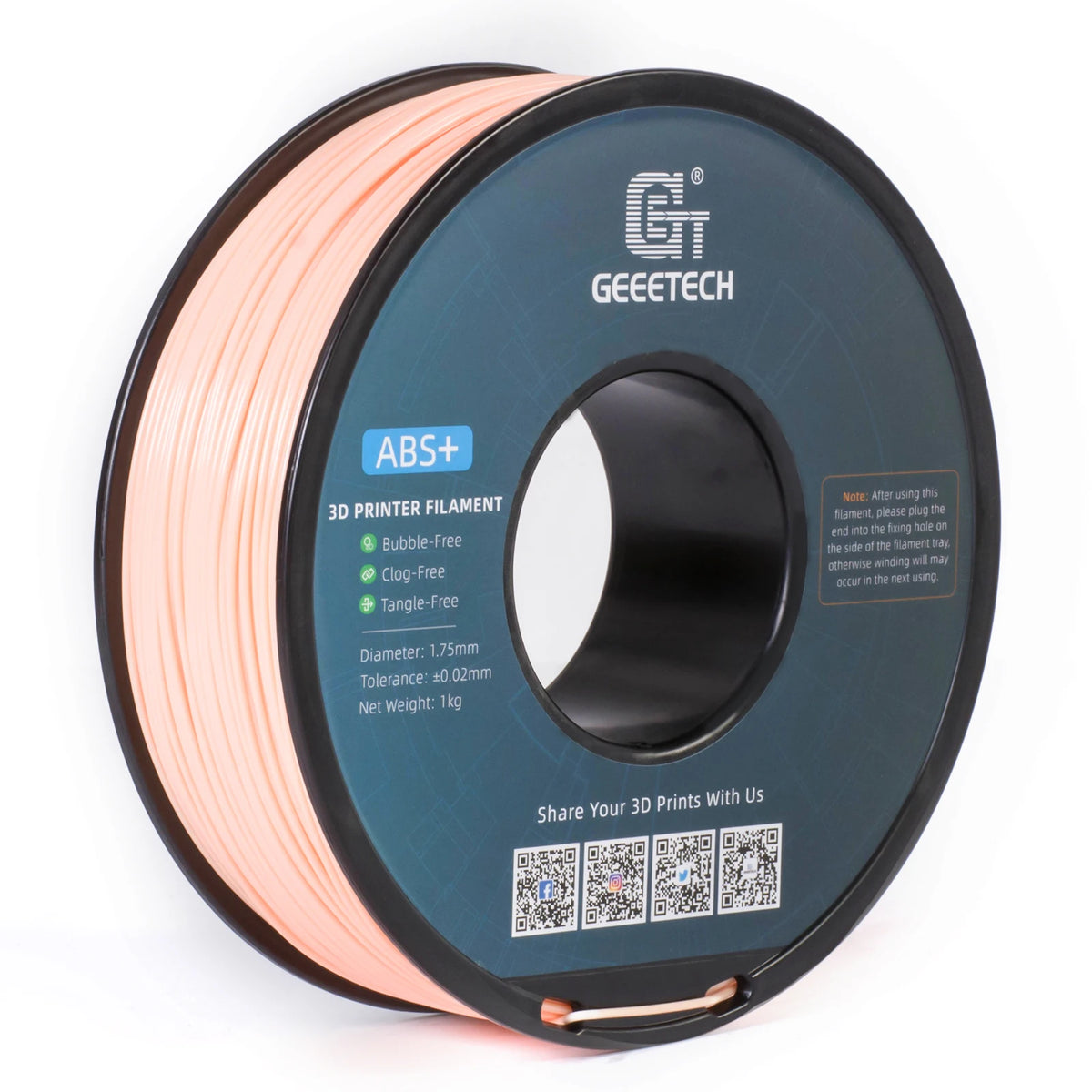 Geeetech ABS+ 3D Printer Filament, 1.75mm, 1kg
