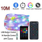 RGBIC Bluetooth LED String Lights - Smart Waterproof Fairy Strip, 2m–30m (6.6–98.4 ft) for Party, Curtain & Room