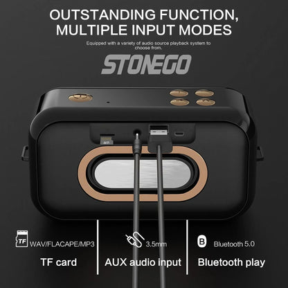 STONEGO Portable Bluetooth Speaker, 16W Stereo, TWS