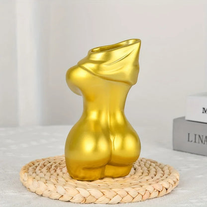 Body vase feminine form female body flower vase cute bud vase body vase modern chic decorative flowers, bohemian home, feminist