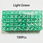 100-Pack 6-Sided Dice 14mm D6 Acrylic Rounded-Edge Transparent Dice for Board Games & DnD