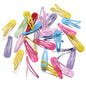 50-Pack Metal Candy Color BB Hair Clips – Waterdrop Hairpins for Kids, Girls & Women | Y2K