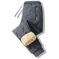 Men's Thermal Fleece Sweatpants Plush Lambswool-Like Lined Windproof Waterproof Casual Pants
