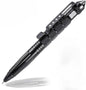 Tactical Self-Defense Pen — Emergency Glass Breaker with Tungsten Steel Tip, Aviation Aluminum Body, Includes 6 Refills