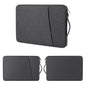 Waterproof Canvas Laptop Sleeve 13-15.6 inch (33-39.6 cm) Padded Zipper Notebook Case Slim Portable Handbag
