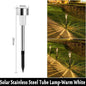 10-Pack Solar Outdoor Lights Garden Lanterns
