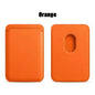 MagSafe PU Leather Magnetic Card Wallet — Slim Magnetic Card Holder for MagSafe-Compatible Smartphones