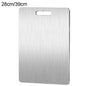 NEW Titanium Cutting Boards For Kitchen Steel Cutting Board 304 Steel Double-Sided Food Grade Cutting