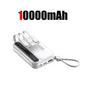 50000mAh 4-in-1 Power Bank Built-in Cables, 120W Fast Charging Digital Display & LED Light
