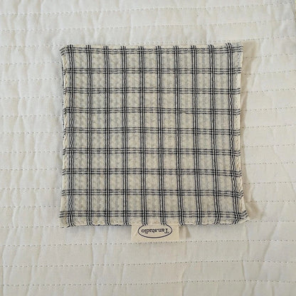 Korean Cotton Coaster Key Storage Jewellery Mat Double-sided Thickened Fabric Sweet Drawstring Portable Accessories  Cafe