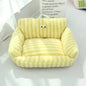 Winter Warm Pet Sofa Bed — Plush Kennel Cushion for Small Dogs & Cats