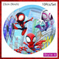 Spiderman Kids Birthday Party Supplies - Disposable Tableware Set with Plates, Cups, Napkins & Favor Bags