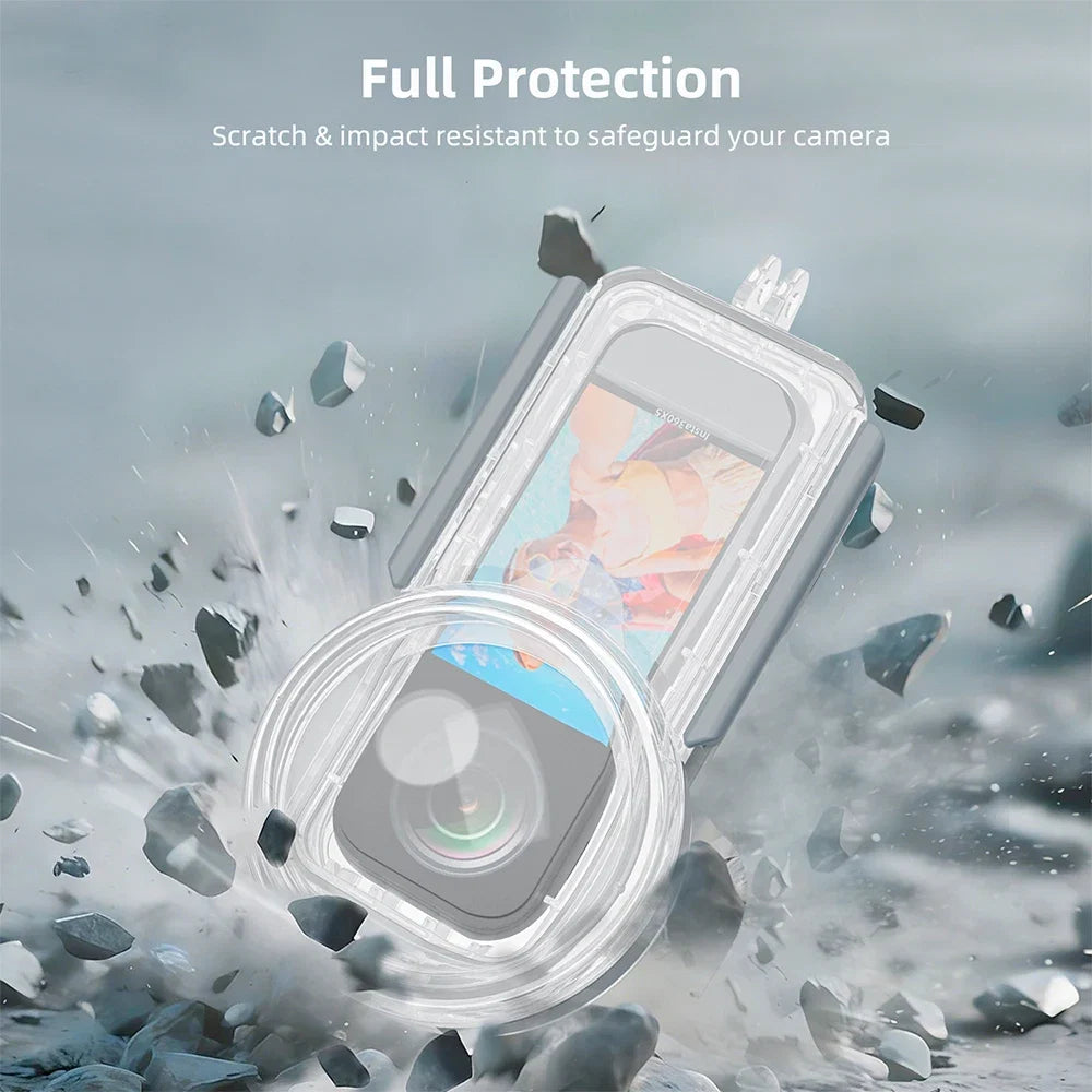 Seafrogs 50meter waterproof camera housing for Insta 360 X5