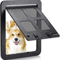 Lockable Magnetic Pet Door Flap for Cats & Dogs - Screen Window & Gate, L (9.4×11.4 in / 24×29 cm) & XL (14.6×16.5 in / 37×42 cm) Easy Install