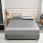 Waterproof Fitted Mattress Sheet with Elastic Band – Anti-Slip Polyester, Fits 20–30 cm (8–12 in) Mattresses, Multiple Sizes, Black/Gold/White