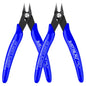 2-Pack Mini Flush Cutting Pliers – Precision Diagonal Wire Cutters for Electrical & Metal Work, Left-Handed