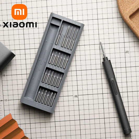 Electric Precision Screwdriver Kit with 24 S2 Steel Bits, Two-Speed Torque, Magnetic Storage, USB-C Charging for Phone, PC & Electronics Repair