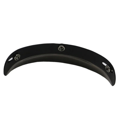 Universal Black 3-Snap Motorcycle Helmet Peak Lens Open Face Sun Shade Visor Shield