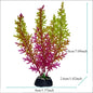 Artificial Aquarium Plants — Plastic Underwater Decorations for Fish Tanks, Realistic Aquarium Decor