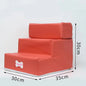 3-Step Pet Stairs for Small Dogs and Cats - Removable Washable Non-Slip Ramp Ladder