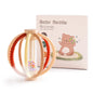 Wooden Rain Drum Baby Rattle Silicone Teether Toy