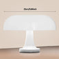Mushroom Table Lamp Modern Bauhaus Bedside LED Lamp USB-C Rechargeable 3-Color Dimmable Orange