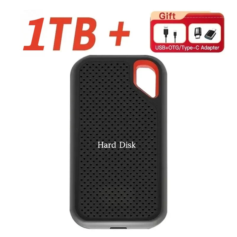 Original E61 SSD Portable 2TB High-Speed External Hard Drive USB 3.1 Solid State Drive Large Capacity for Laptop DesktopMAC/ PC