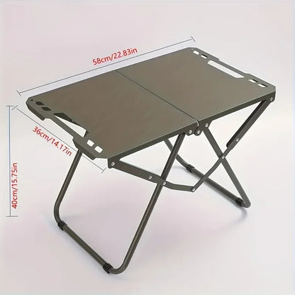 Portable Foldable Camping Picnic Table – Lightweight Compact Outdoor Table, Space-Saving High Load Capacity