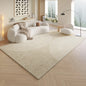 VIKAMA Cream Style Lineage Living Room Floor Mat Anti-Slip Home Decoration Large Size Sofa Coffee Table Rug Bedroom Carpet