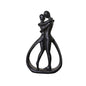 Abstract Couple Statue Crafts Desk Couple Figurine Collection Lovers Embrace Statue for Shelf Wedding Home Bookshelf Desk