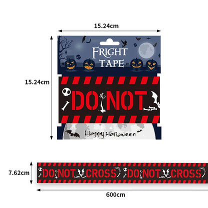 Halloween Caution Tape Warning Decoration