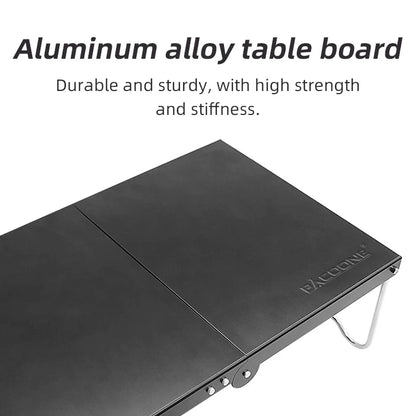 Portable Foldable Camping Table Ultralight Mini MDF Picnic & Coffee Table for Hiking