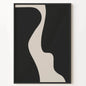 Abstract Minimal Art Print Line Drawing Poster Beige And Black Canvas Painting Modern Wall Picture Living Room Decoration