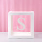 First Birthday Balloon Boxes For Party Decorations 1st Birthday Balloon Blocks Decor with ONE Letter Boy Girl Baby Shower Decor