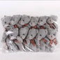 12pcs Mini Teddy Bear Plush Toys – Soft Keychain & Party Gift Dolls