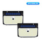 138 LED Solar Light Outdoor 4PCS Solar Wall Lamp Human Body Sensor 3 Mode Waterproof Garden Decor Street Lights Sunlight Powered