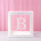 Birthday Balloon Boxes For Party Decorations 1st Happy Birthday Balloon Blocks Decor with ONE Letter Boy Girl Baby Shower Decor