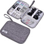 Waterproof Electronics Organizer Pouch - Travel Cable & Accessory Case, Small 9.8 x 7.5 in (25 x 19 cm)