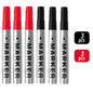 Waterproof Black Permanent Paint Marker - Quick-Dry Oil-Based Pen for Tires, Metal & Glass