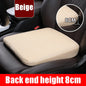 Car Seat Booster Cushion 35 x 40 x 8 cm (13.78 x 15.75 x 3.15 in) Honeycomb Memory Cotton 3D Mesh Breathable Thickened Anti-Slip Seat Cushion